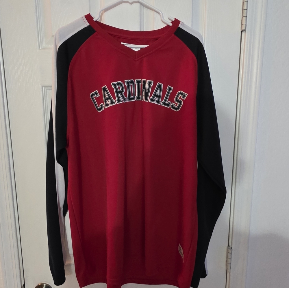 St. Louis Cardinals Red and Blue Men's Sweater